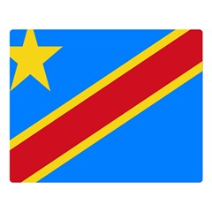 Flag Of The Democratic Republic Of The Congo, 2003-2006 Double Sided Flano Blanket (large)  by abbeyz71