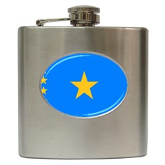 Flag Of The Democratic Republic Of The Congo, 2003-2006 Hip Flask (6 Oz) by abbeyz71