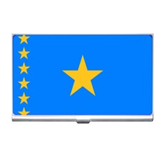 Flag Of The Democratic Republic Of The Congo, 2003-2006 Business Card Holder by abbeyz71