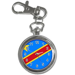 Flag Of The Democratic Republic Of The Congo, 1997-2003 Key Chain Watches by abbeyz71