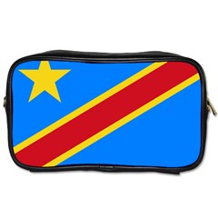 Flag Of The Democratic Republic Of The Congo, 1997-2003 Toiletries Bag (two Sides)