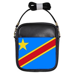 Flag Of The Democratic Republic Of The Congo, 1997-2003 Girls Sling Bag by abbeyz71