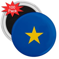 Flag Of The Democratic Republic Of The Congo, 1997-2003 3  Magnets (100 Pack) by abbeyz71