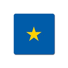 Flag Of The Democratic Republic Of The Congo, 1997-2003 Square Magnet by abbeyz71