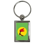 Flag of Zaire Key Chain (Rectangle) Front