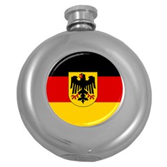 Sate Flag Of Germany  Round Hip Flask (5 Oz) by abbeyz71