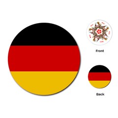 Flag Of Germany Playing Cards Single Design (round) by abbeyz71
