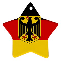 Flag Of Germany  Star Ornament (two Sides) by abbeyz71