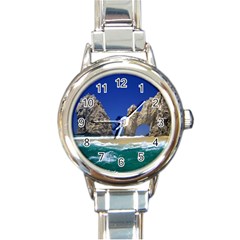 Arch Of Cabo San Lucas Round Italian Charm Watch by trulycreative