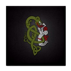 Pepe The Frog Rare Celtic Viking Norse Dragon Pattern Deus Vult Medieval Wojak Crusader Face Towel by snek