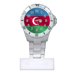 Flag Of Azerbaijan Plastic Nurses Watch by trulycreative