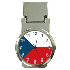 Flag Of The Czech Republic Money Clip Watches