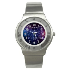 Constellation Star Raccoon Stainless Steel Watch