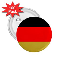 Metallic Flag Of Germany 2 25  Buttons (100 Pack)  by abbeyz71