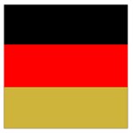 Metallic Flag of Germany Large Satin Scarf (Square) Front