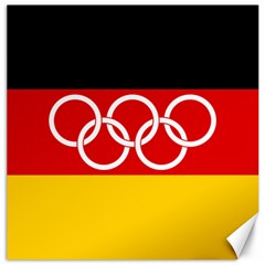 Olympic Flag of Germany, 1960-1968 Canvas 12  x 12 