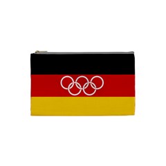 Olympic Flag Of Germany, 1960-1968 Cosmetic Bag (small) by abbeyz71