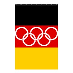 Olympic Flag Of Germany, 1960-1968 Shower Curtain 48  X 72  (small)  by abbeyz71