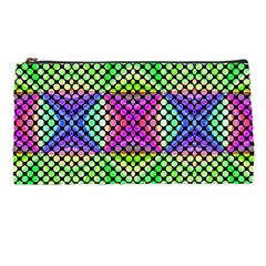 Bright  Circle Abstract Black Green Pink Blue Pencil Cases by BrightVibesDesign