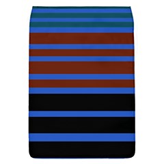 Black Stripes Blue Green Orange Removable Flap Cover (s) by BrightVibesDesign