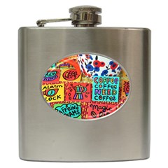 8035be8f 3f6e 4b6b 93ea E29b1c93f554 Hip Flask (6 Oz) by Amoreluxe