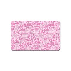 Coffee Pink Magnet (name Card) by Amoreluxe