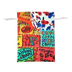 Need Coffee Lightweight Drawstring Pouch (m) by Amoreluxe