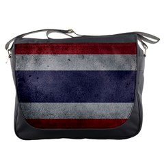 Grunge Thailand Flag Messenger Bag by trulycreative