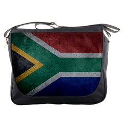 Grunge South Africa Flag Messenger Bag