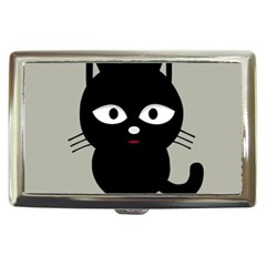 Cat Pet Cute Black Animal Cigarette Money Case by HermanTelo