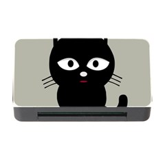 Cat Pet Cute Black Animal Memory Card Reader With Cf by HermanTelo