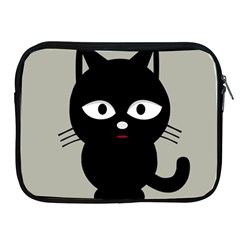 Cat Pet Cute Black Animal Apple Ipad 2/3/4 Zipper Cases by HermanTelo