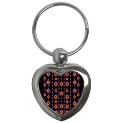 Fantasy Flowers In New Freedom Key Chain (heart) by pepitasart