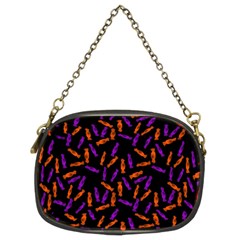 Halloween Candy On Black Chain Purse (two Sides) by bloomingvinedesign