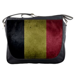 Grunge Belgium Flag Messenger Bag by trulycreative