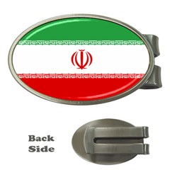 Flag Of Iran Money Clips (oval)  by abbeyz71