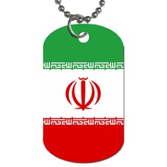 Flag Of Iran Dog Tag (two Sides) by abbeyz71