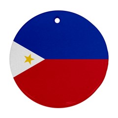 Philippines Flag Filipino Flag Ornament (round) by FlagGallery