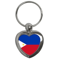 Philippines Flag Filipino Flag Key Chain (heart) by FlagGallery