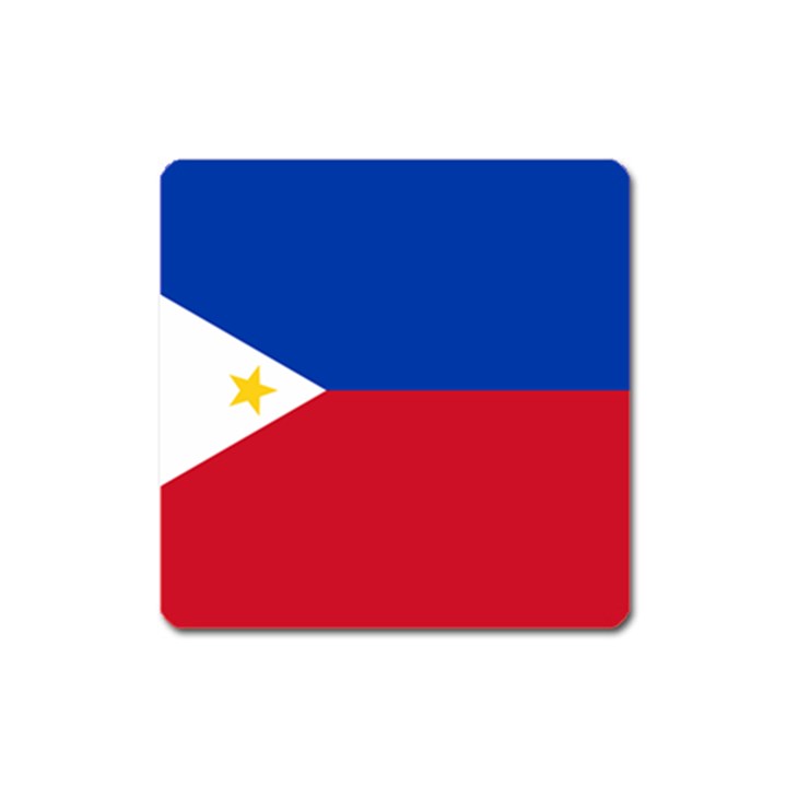Philippines Flag Filipino Flag Square Magnet