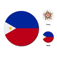 Philippines Flag Filipino Flag Playing Cards Single Design (round) by FlagGallery