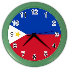 Philippines Flag Filipino Flag Color Wall Clock by FlagGallery