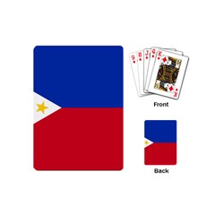 Philippines Flag Filipino Flag Playing Cards Single Design (mini) by FlagGallery