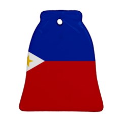 Philippines Flag Filipino Flag Ornament (bell) by FlagGallery