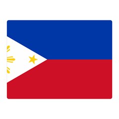 Philippines Flag Filipino Flag Double Sided Flano Blanket (mini)  by FlagGallery