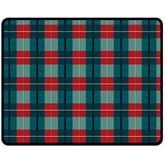 Pattern Texture Plaid Fleece Blanket (medium)  by Mariart