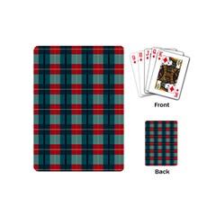 Pattern Texture Plaid Playing Cards Single Design (Mini)