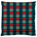 Pattern Texture Plaid Large Cushion Case (Two Sides) Back