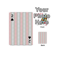 Pattern Line Background Wallpaper Playing Cards 54 Designs (mini)