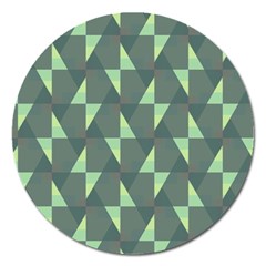 Texture Triangle Magnet 5  (round) by Alisyart